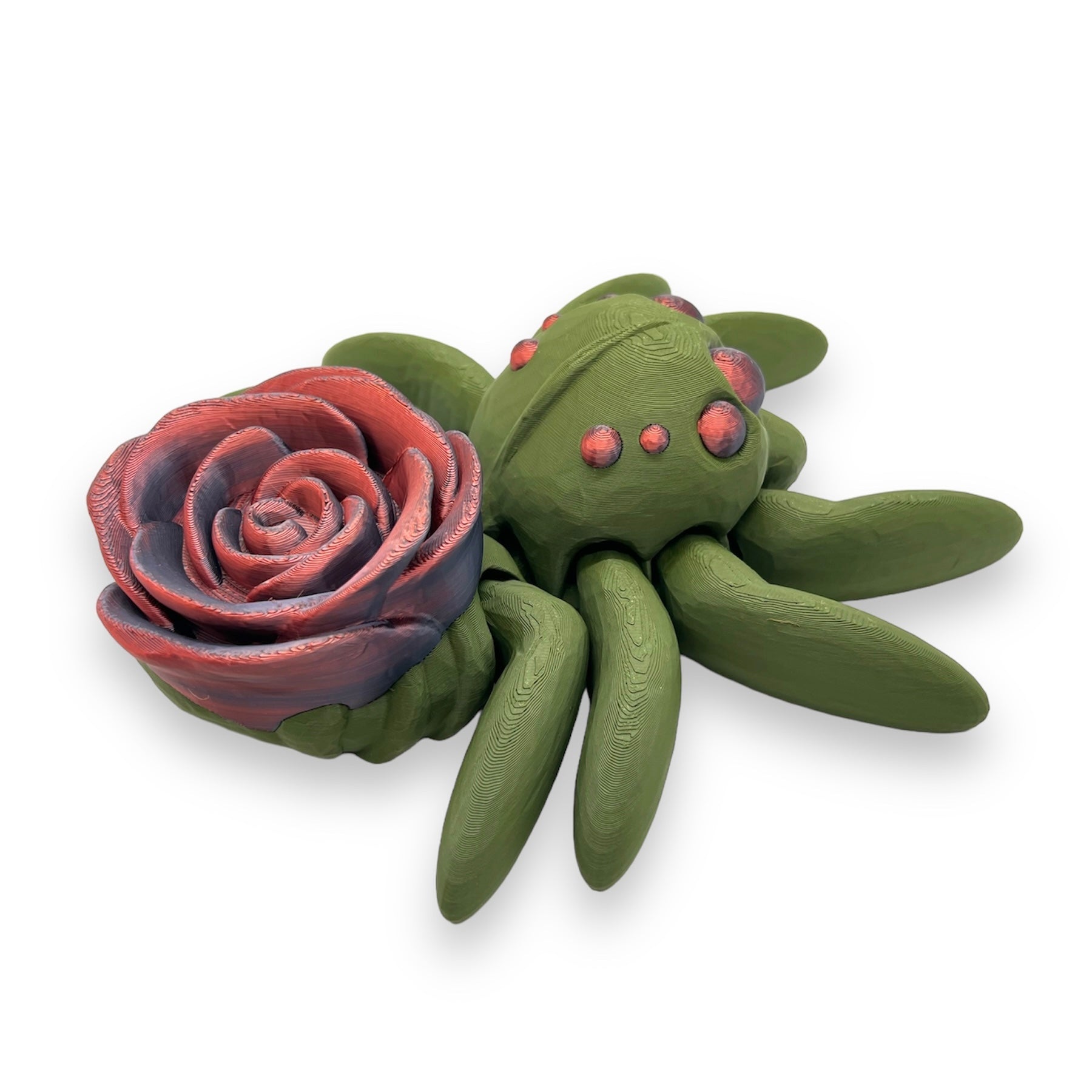CHONKZ 7.5" Giant Rose Spider - Large Scale Articulated Fun - 3d Printed Figurine