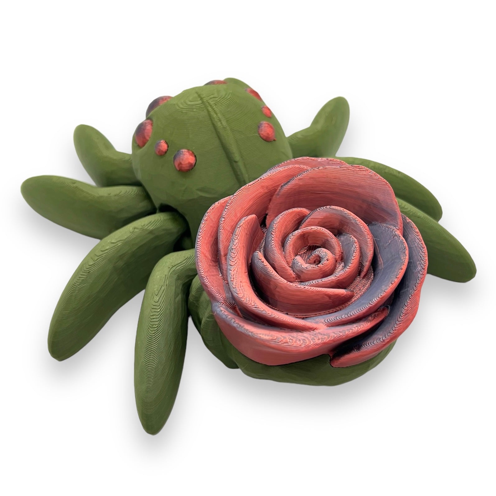CHONKZ 7.5" Giant Rose Spider - Large Scale Articulated Fun - 3d Printed Figurine