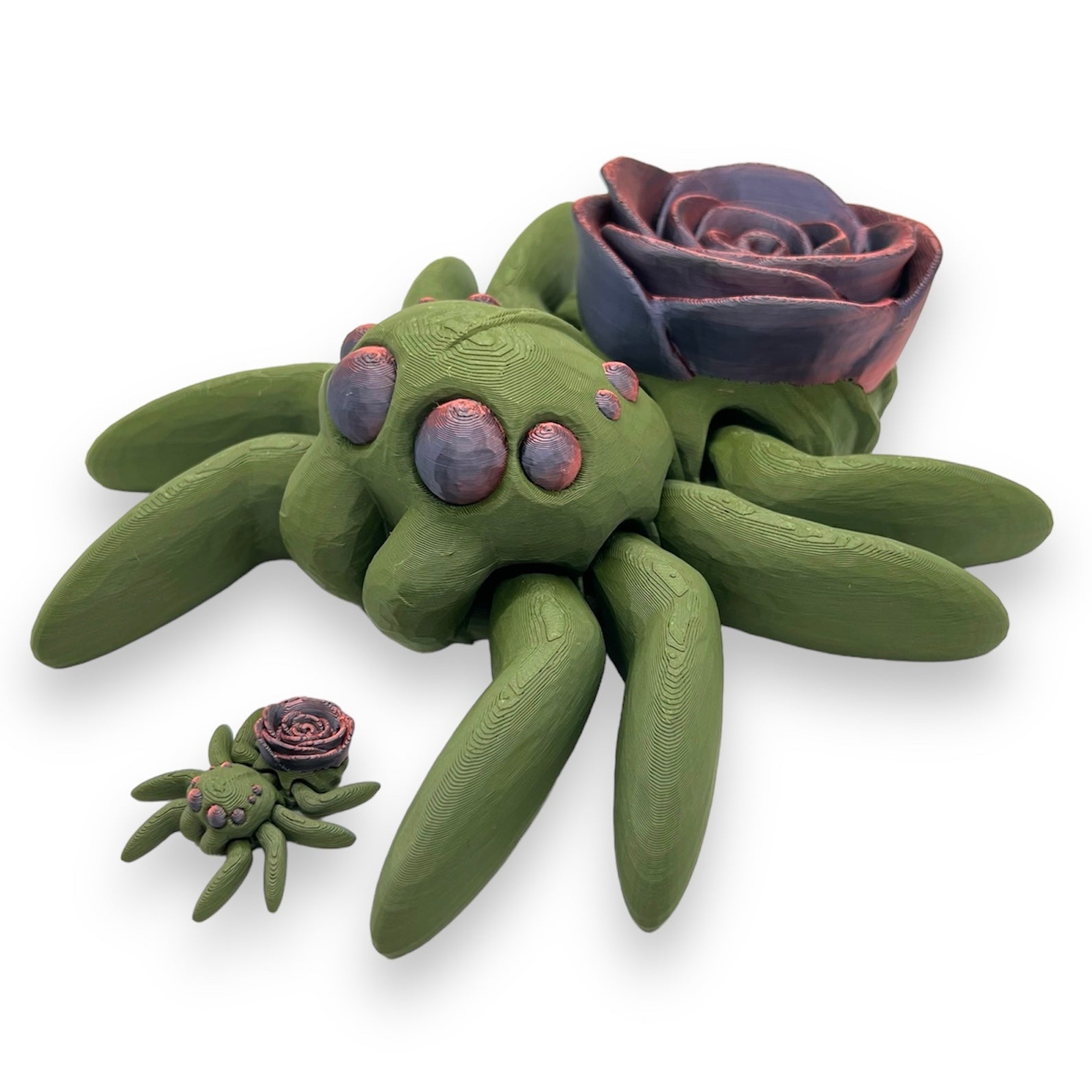 CHONKZ 7.5" Giant Rose Spider - Large Scale Articulated Fun - 3d Printed Figurine
