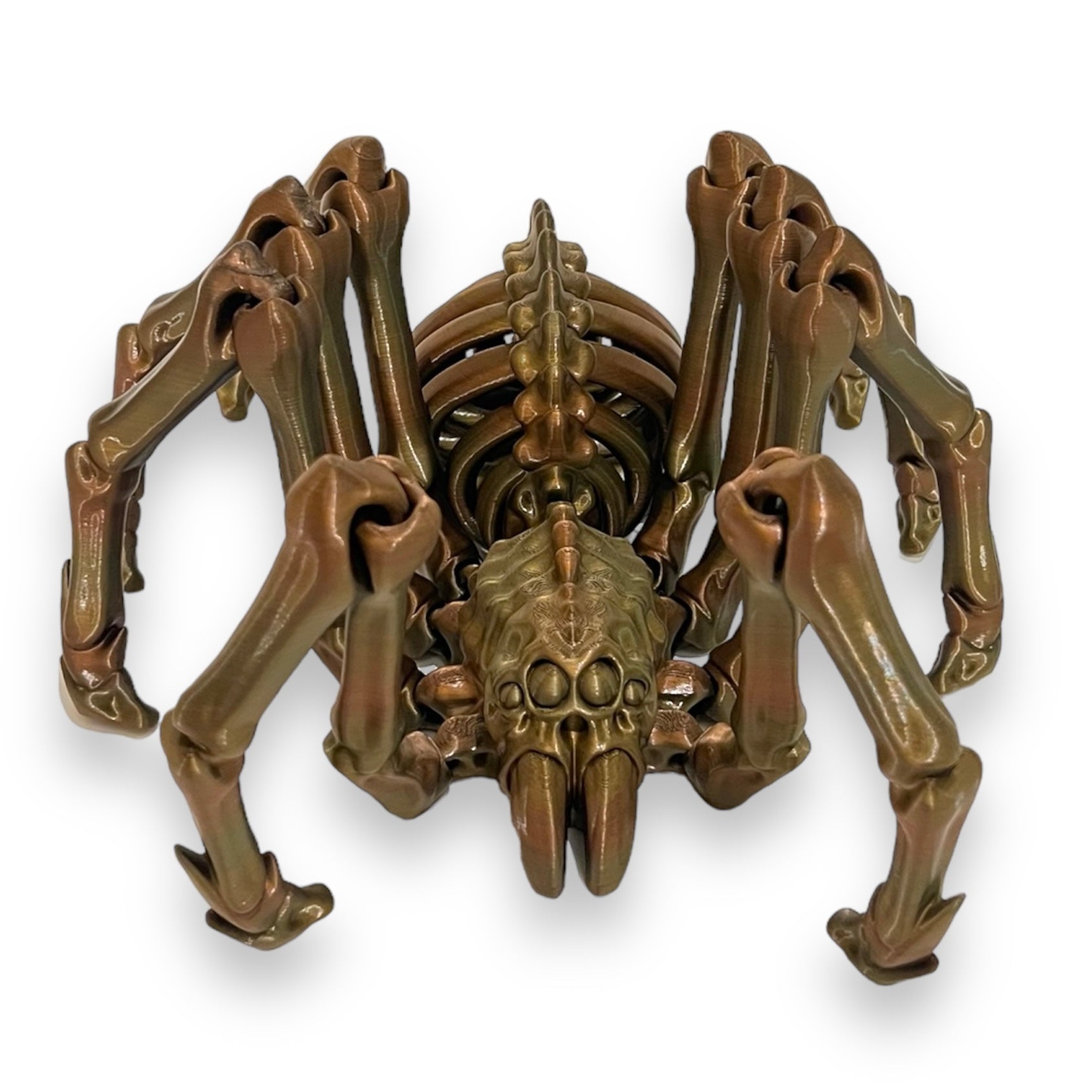 Giant 20" Articulated Tarantula Skeleton - Creepy 3d Printed Spider Figurine Decor Ornaments