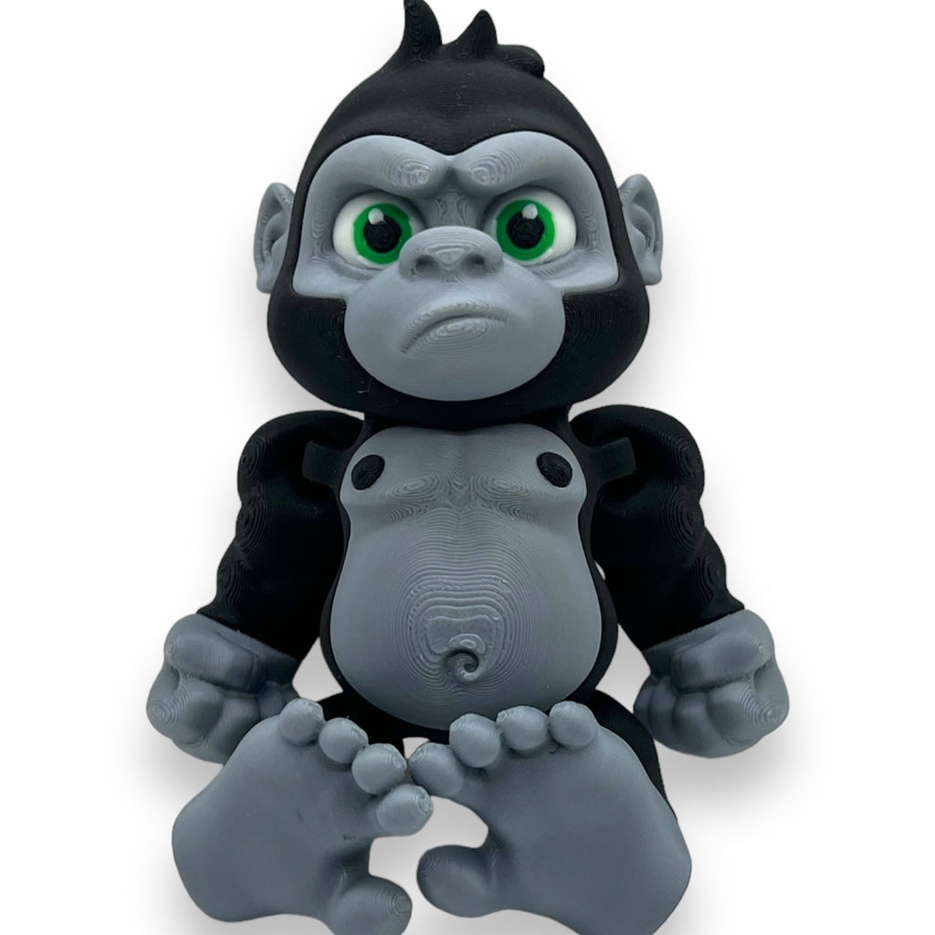 CHONKZ Giant Gorilla - 11" Pocket Pals - Articulated 3d Printed Figurine