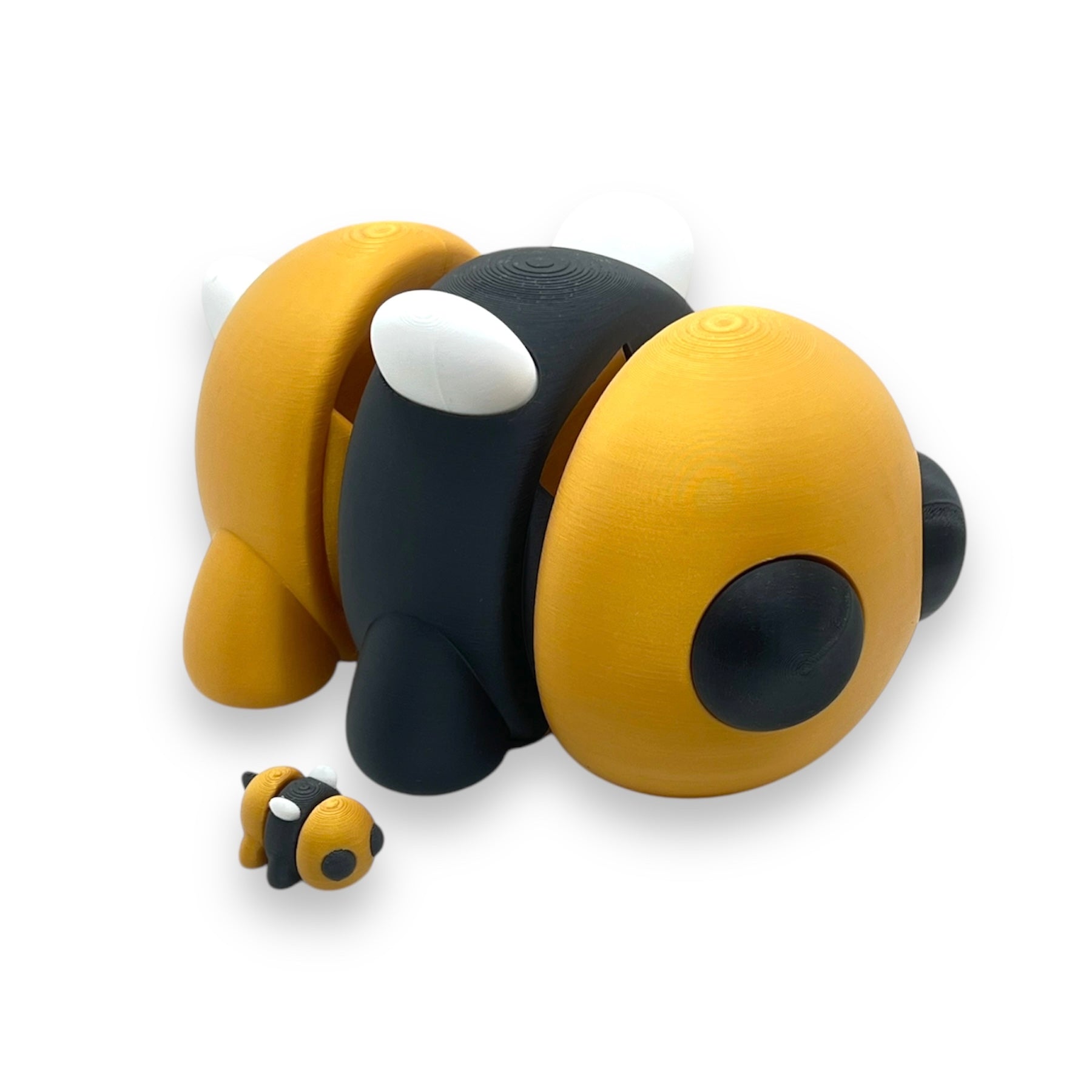 CHONKZ - Giant 7" Bee Pocket Pals - Articulated 3D Printed Animal Figurine Decor