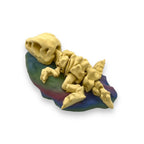 Amazing T-Rex Dinosaur Skeleton with Stand - Articulated 3d Printed Figurine