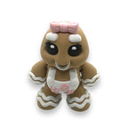 Beautiful 5" Mr. & Mrs. Gingerbread Man - 3d Printed Figurine by Gnarly Novelties Prints