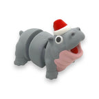 Adorable 4" Moo Deng Baby Hippo - Articulated 3d Printed Decor