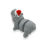 Adorable 4" Moo Deng Baby Hippo - Articulated 3d Printed Decor