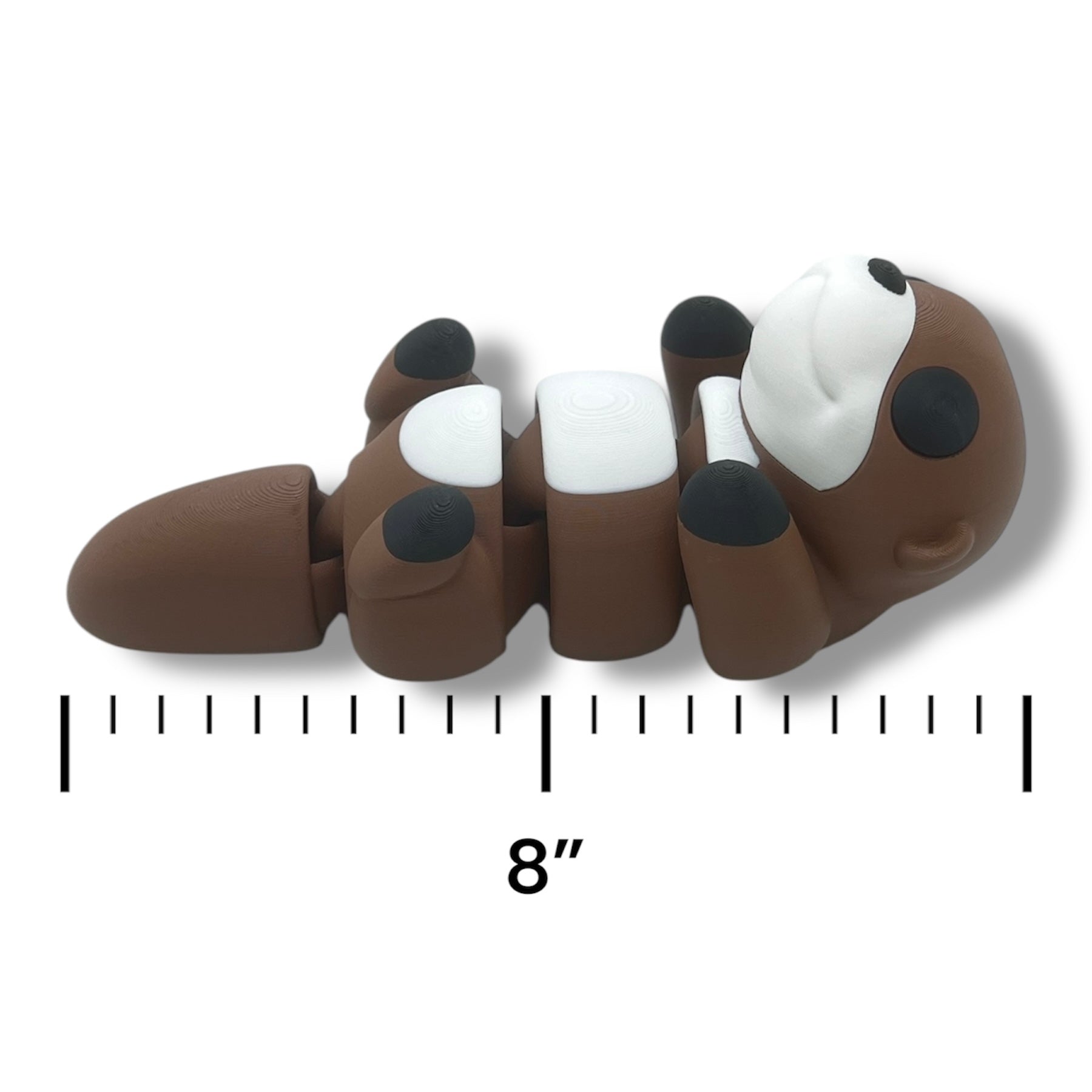 CHONKZ - Giant Baby Otter Pocket Pals - Articulated 3D Printed Animal Figurine Plastic Decorative Decor Ornaments