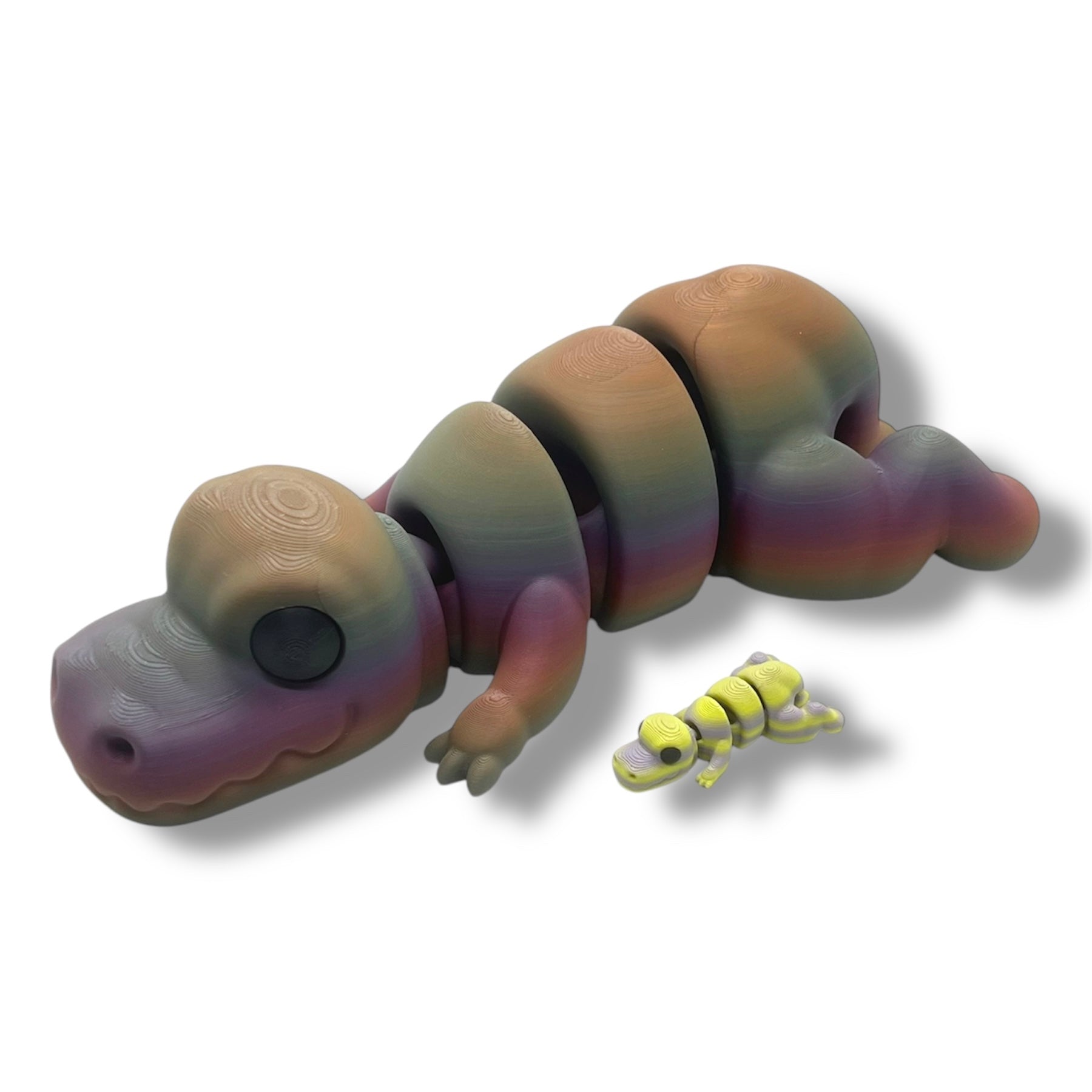 CHONKZ - Giant Baby Trex Dinosaur Pocket Pals - Articulated 3D Printed Animal Figurine Decor