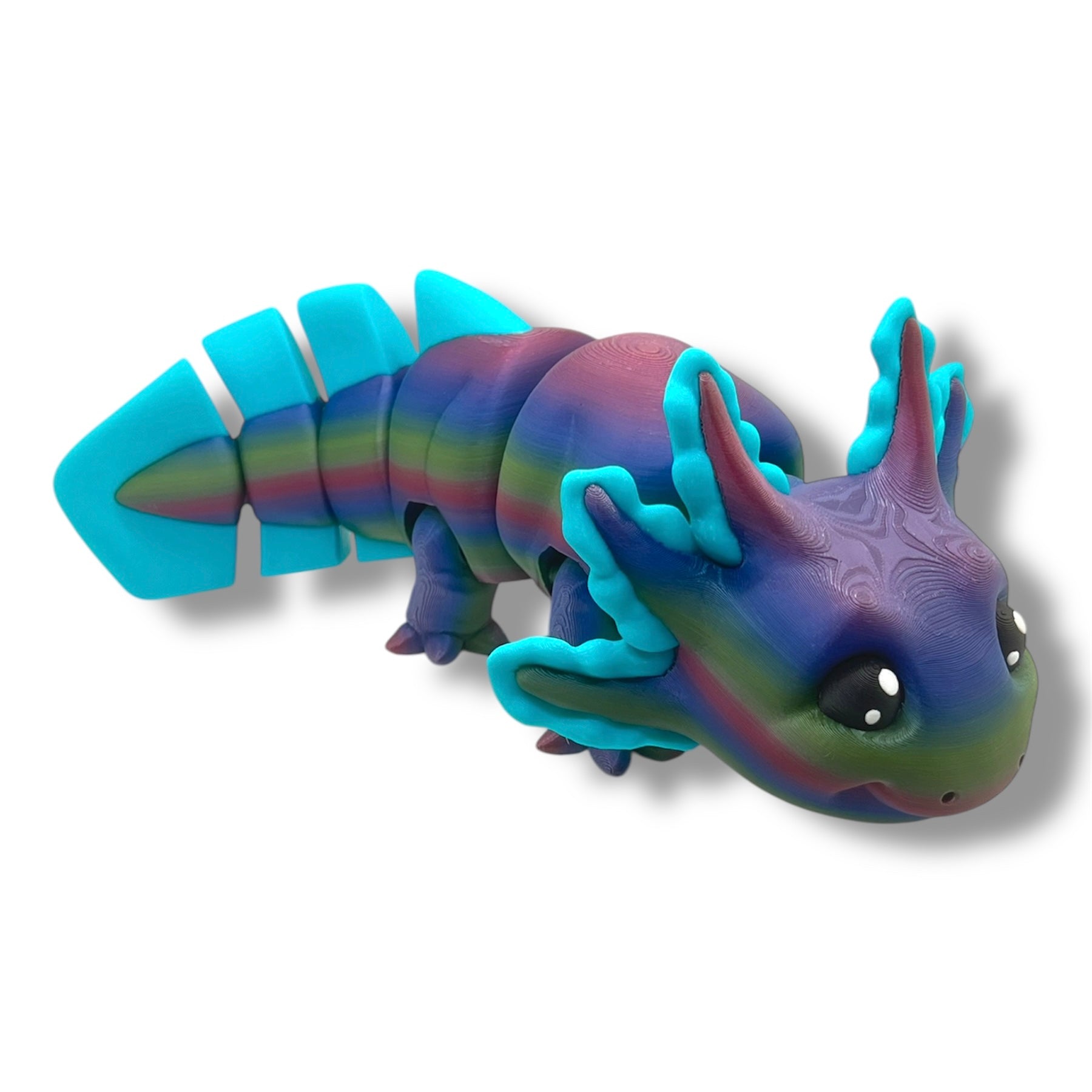 CHONKZ - Giant 13" Axolotl - Articulated High-Quality 3D Printed Animal Figurine