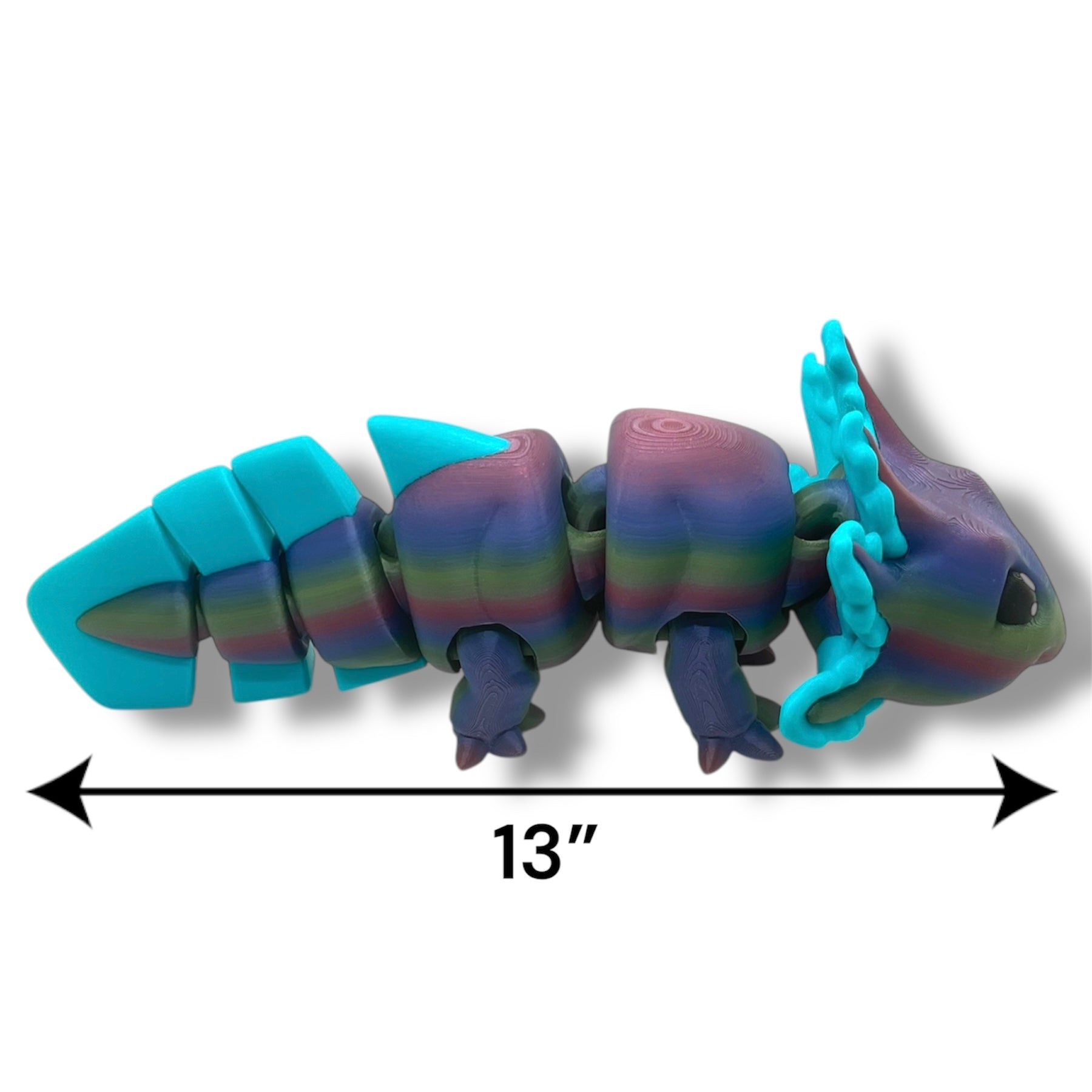 CHONKZ - Giant 13" Axolotl - Articulated High-Quality 3D Printed Animal Figurine