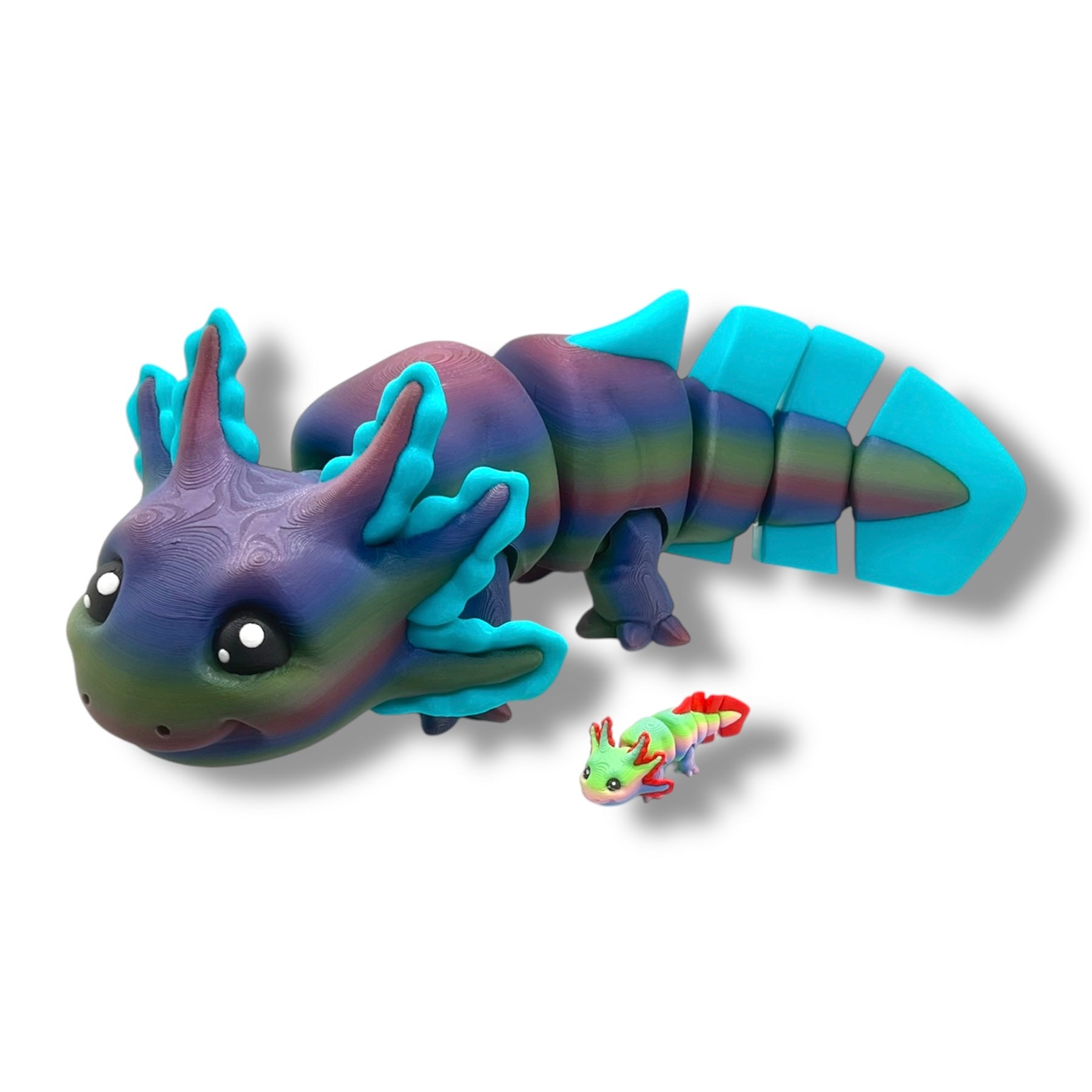CHONKZ - Giant 13" Axolotl - Articulated High-Quality 3D Printed Animal Figurine