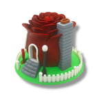 Whimsical Tealight Fairy House - Valentines Collection - 3d Printed Holiday Decor
