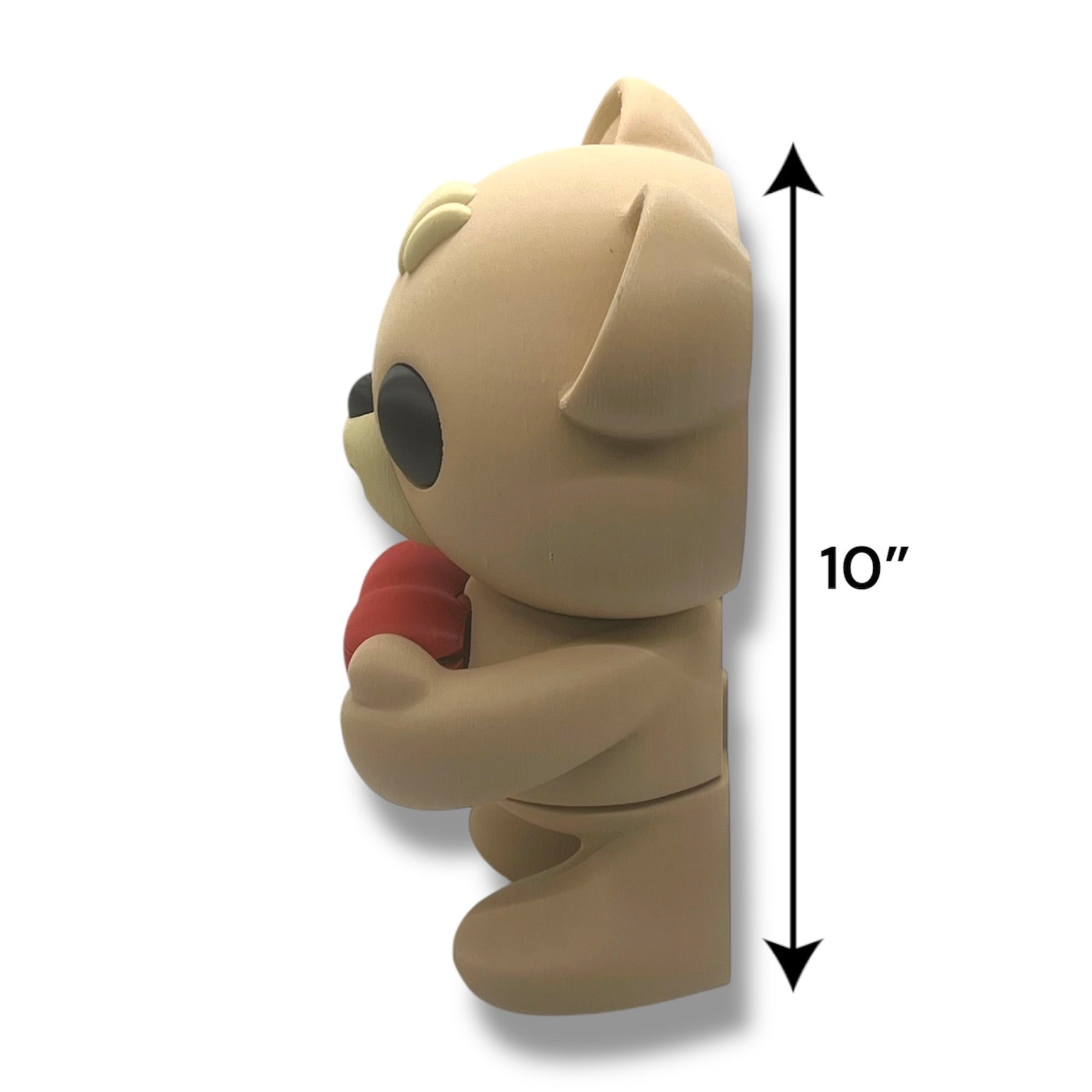 CHONKZ - Giant 10" Valentines Bear Holding a Heart Container- Articulated High-Quality 3D Printed Animal Figurine