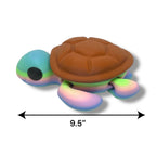 CHONKZ - Giant 10" Sea Turtle Pocket Pals - Articulated 3D Printed Animal Figurine Decor