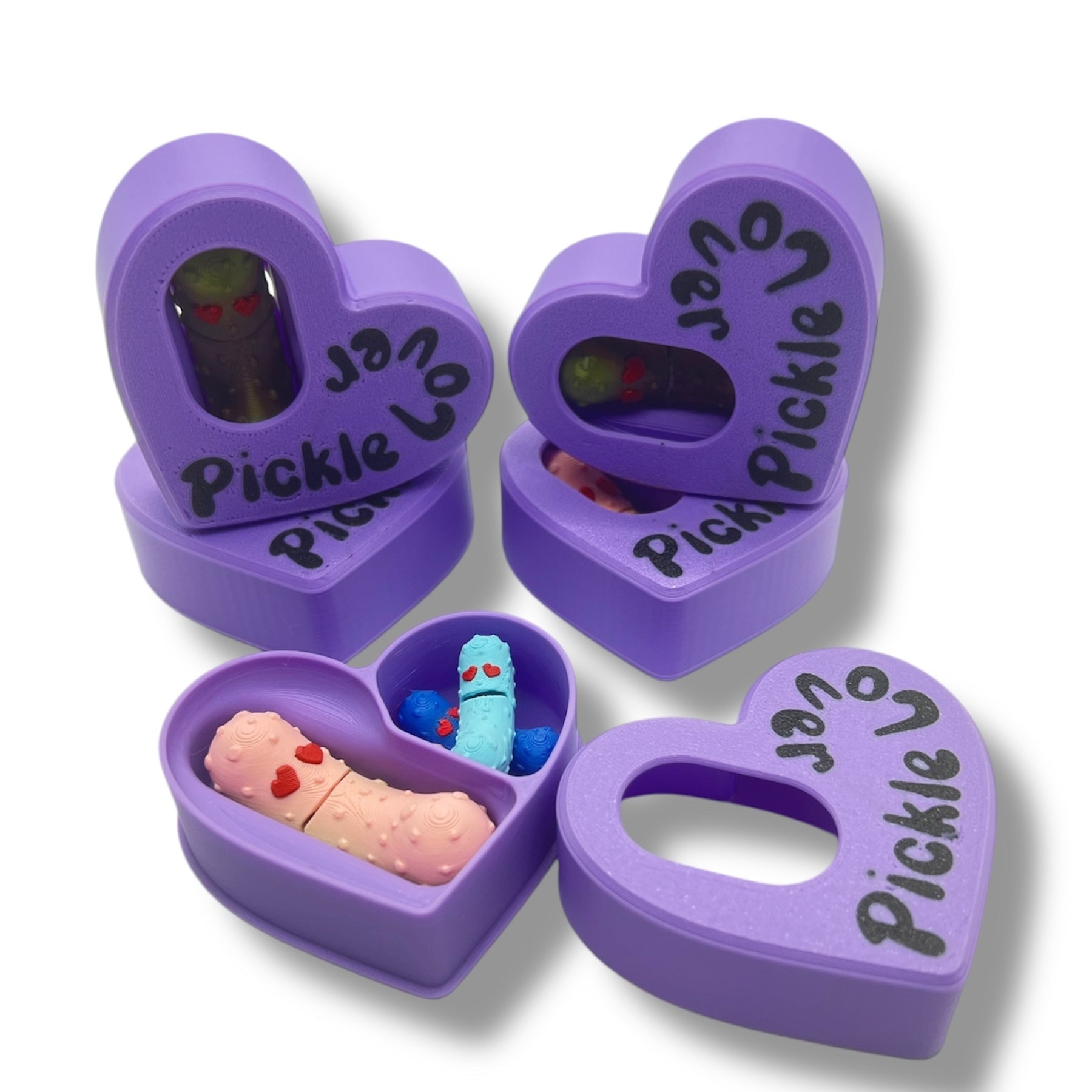 Valentines Tickle Pickle Mystery 4 Pack - Articulated 3D Printed