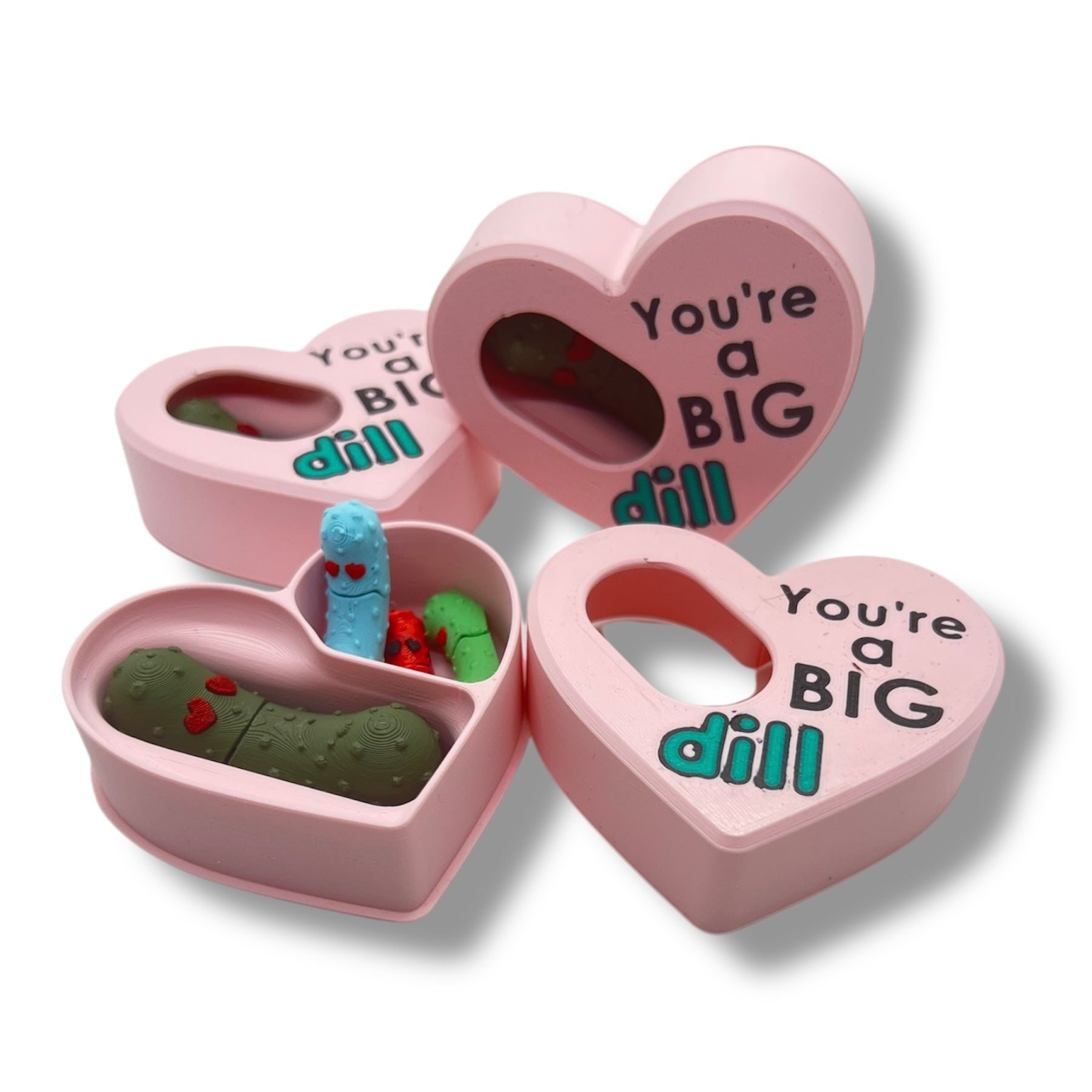 Valentines Tickle Pickle Mystery 4 Pack - Articulated 3D Printed
