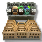 Adorable Pet Rock with Carrier - 3d Printed Figurine Decor