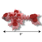 Lovely 5" Tiny Rose Dragon - Articulated 3D Printed Animal Figurine Plastic Decorative Decor Ornaments Nature