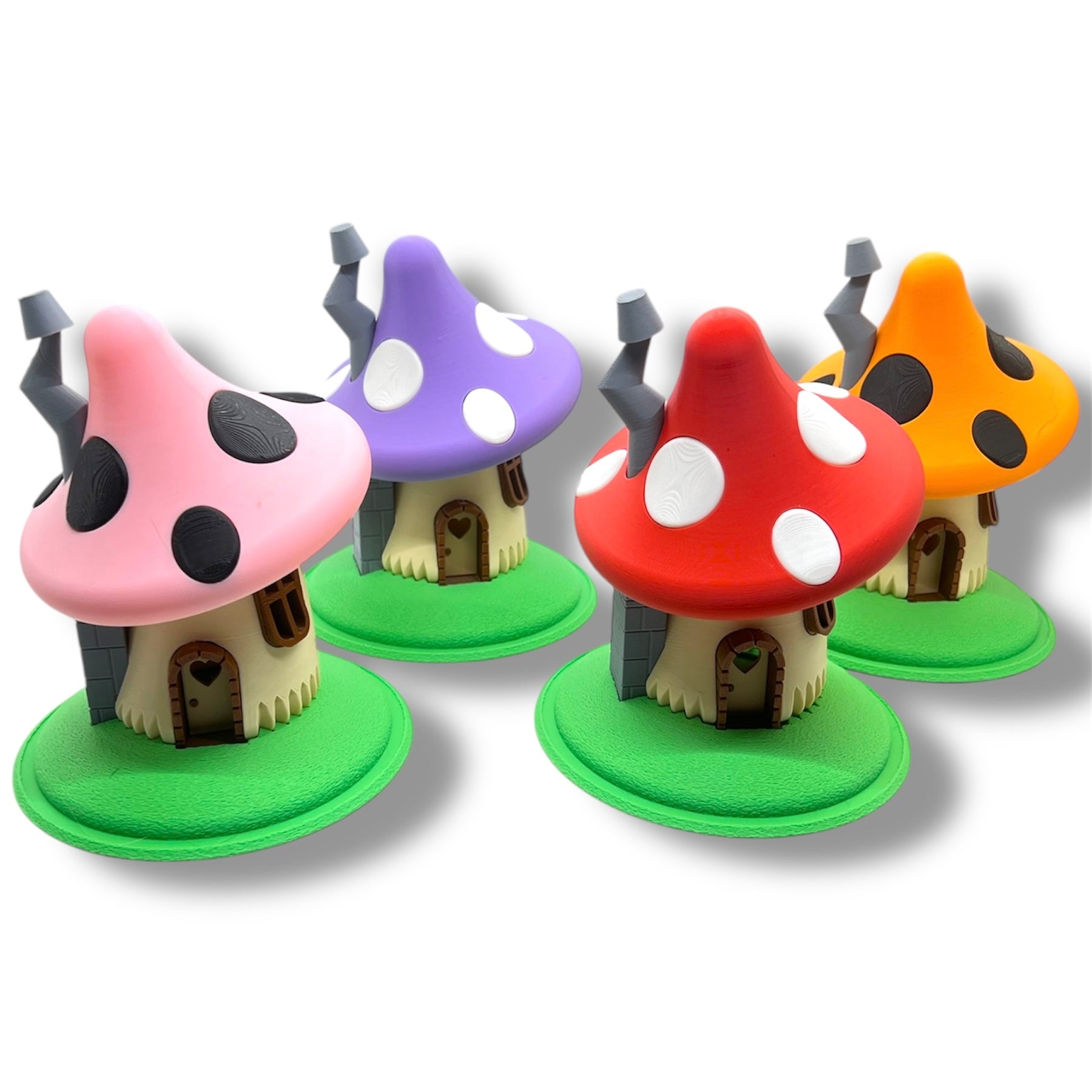 Whimsical Tealight Fairy House - Mushroom Collection - 3D Printed Holiday Decor