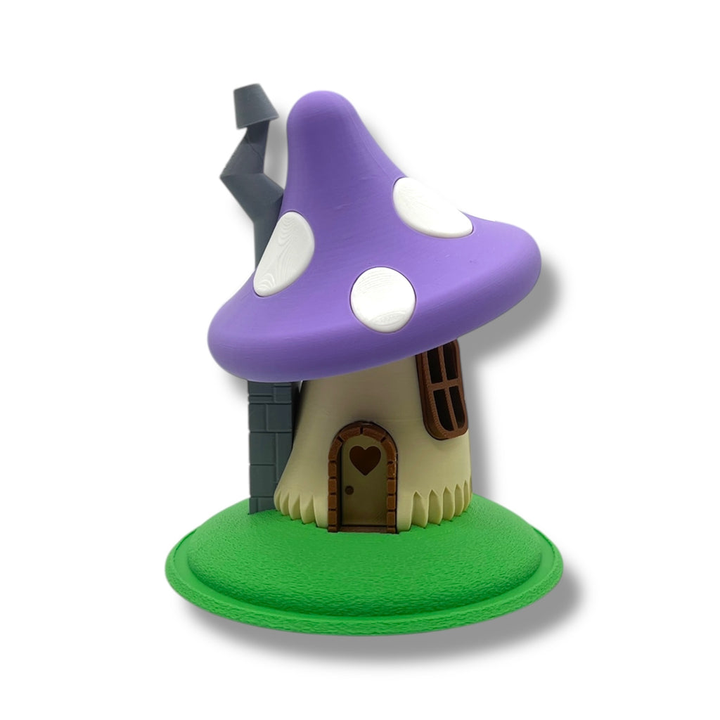 Whimsical Tealight Fairy House - Mushroom Collection - 3D Printed Holiday Decor