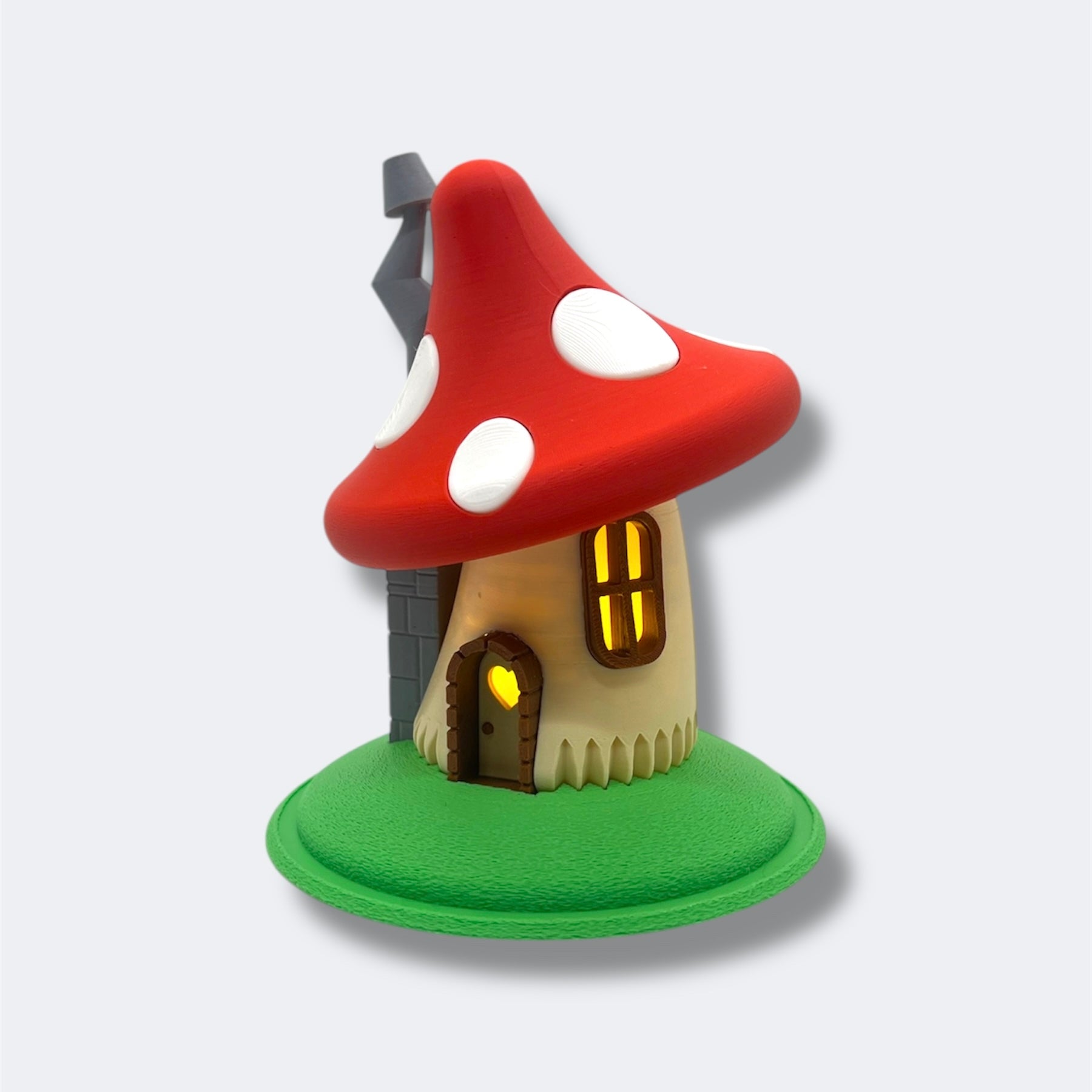 Whimsical Tealight Fairy House - Mushroom Collection - 3D Printed Holiday Decor