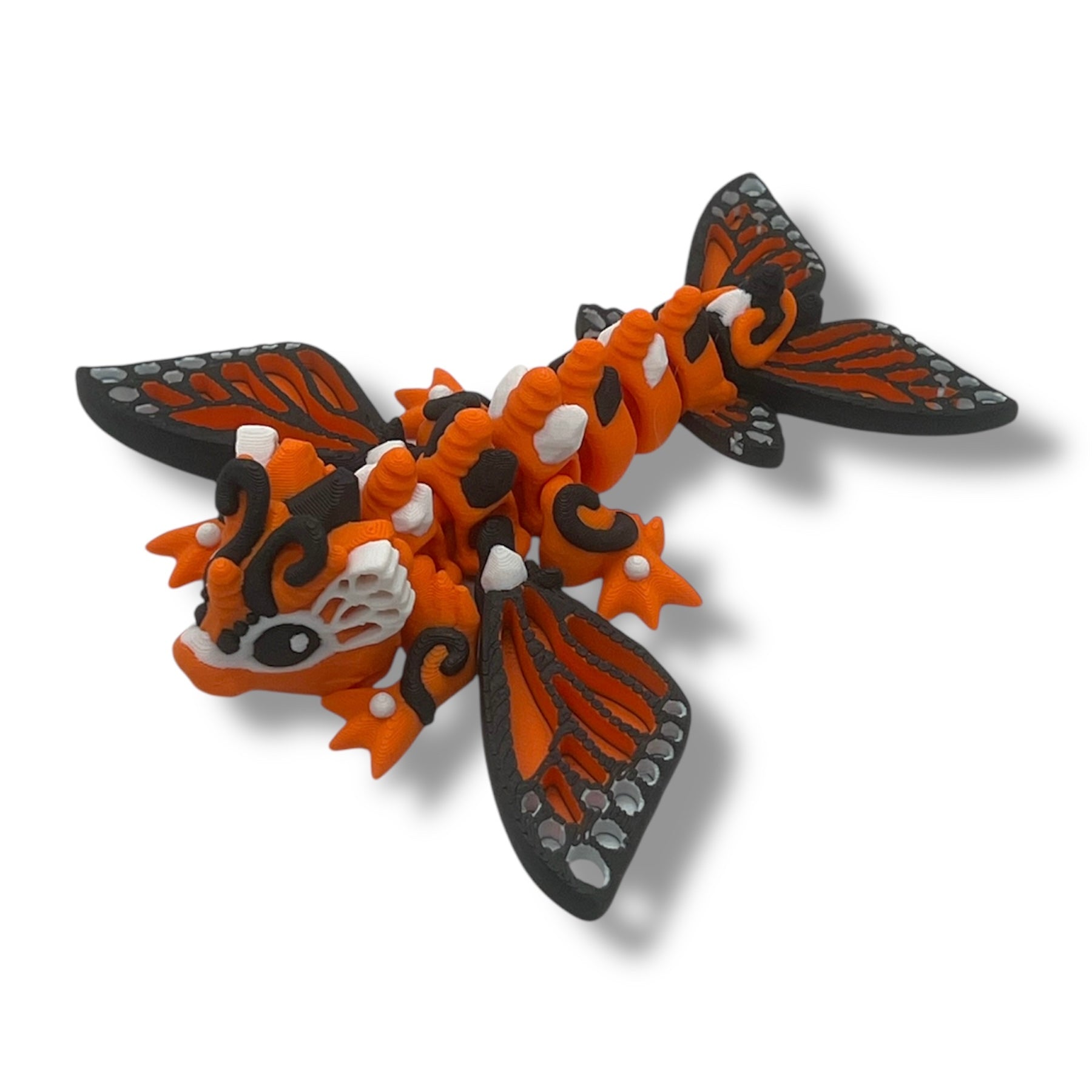 Beautiful 5" Tiny Butterfly Dragon - Articulated 3D Printed Animal Figurine Plastic Decorative Decor Ornaments Nature