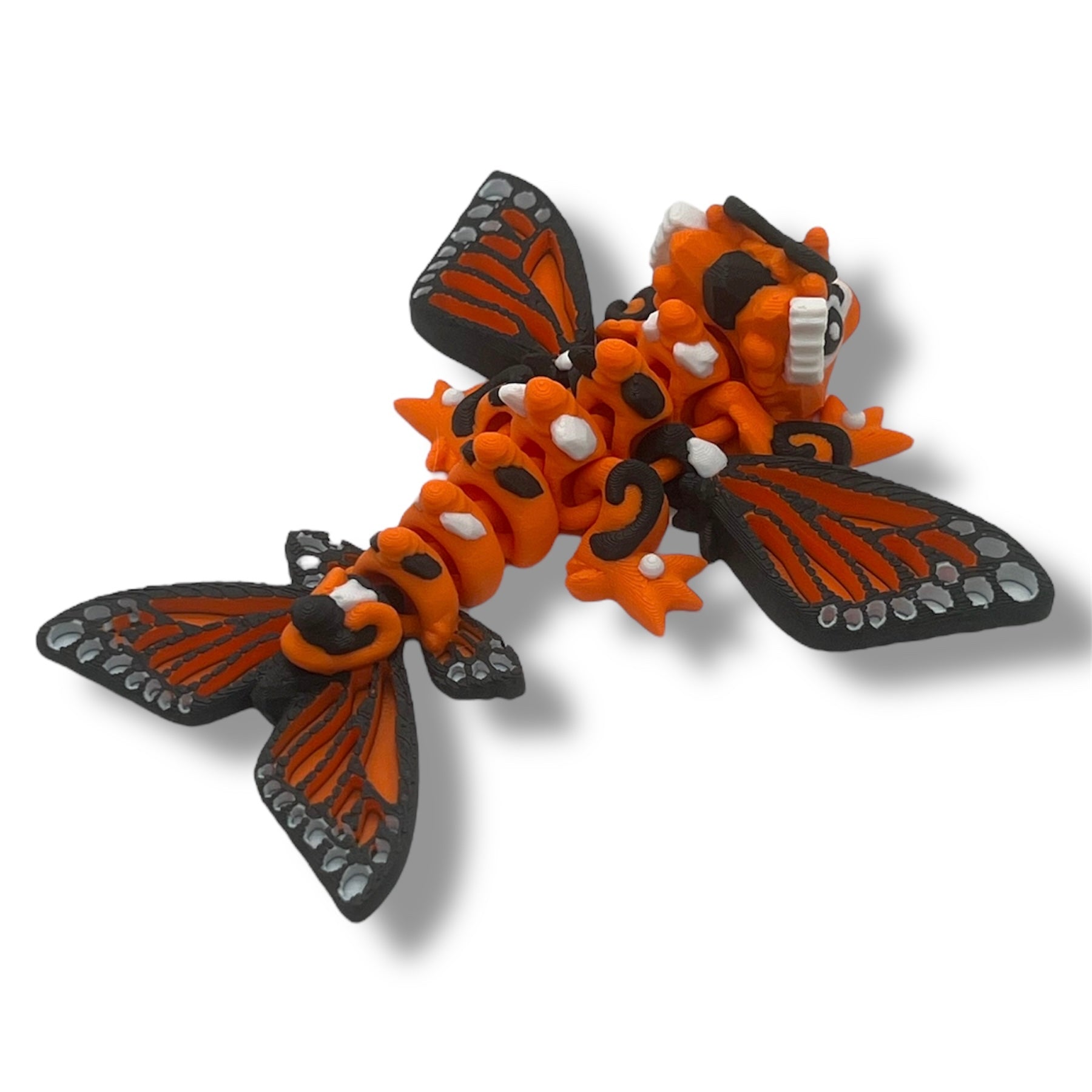 Beautiful 5" Tiny Butterfly Dragon - Articulated 3D Printed Animal Figurine Plastic Decorative Decor Ornaments Nature
