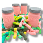 The Tickle Pickle Jar full of Pickles- Articulated 3D Printed Pickley Decor