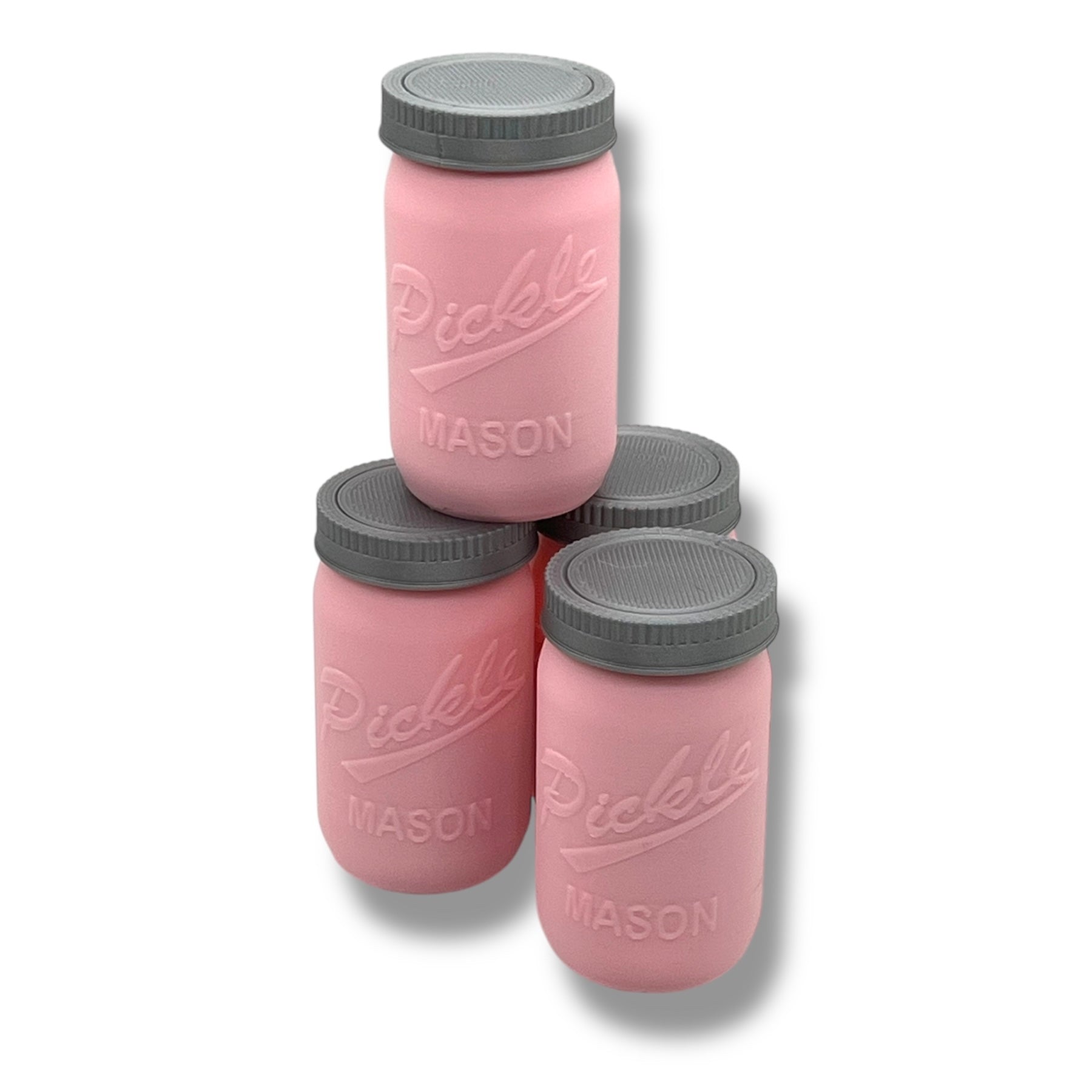 The Tickle Pickle Jar full of Pickles- Articulated 3D Printed Pickley Decor