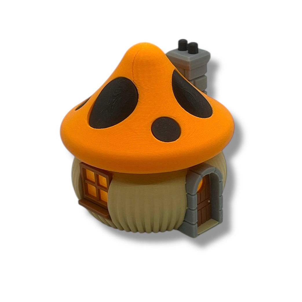 Whimsical Tealight Fairy House - Mushroom Collection - 3D Printed Holiday Decor
