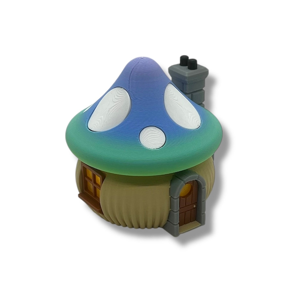 Whimsical Tealight Fairy House - Mushroom Collection - 3D Printed Holiday Decor