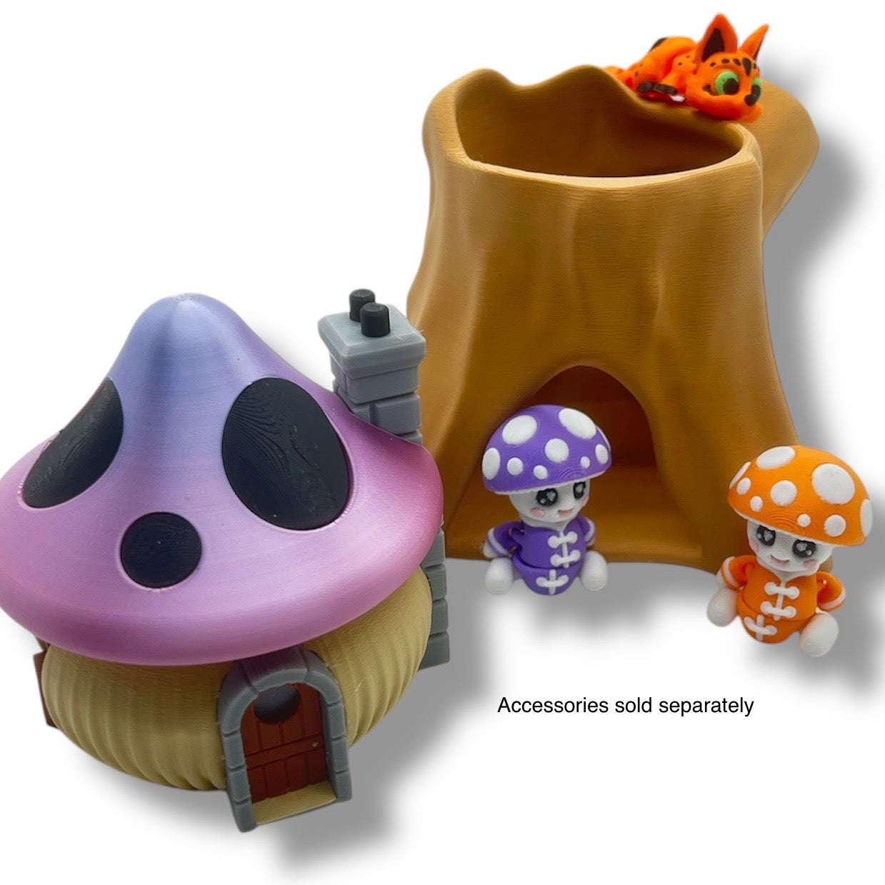 Enchanting Tree Stump Display Pieces - 3D Printed Holiday Decor ...