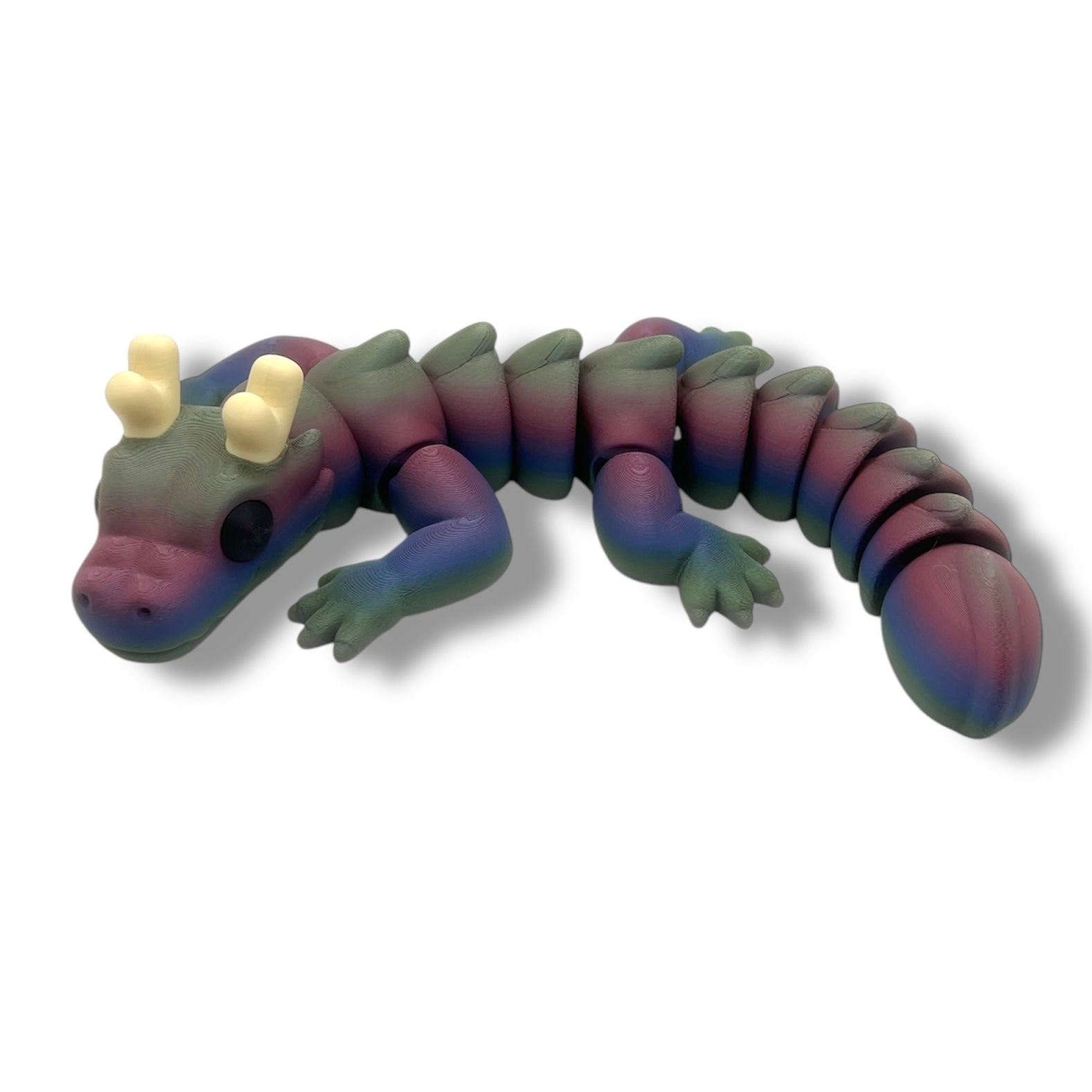 13.5" Articulated Zou Dragon - 3d Printed Figurine
