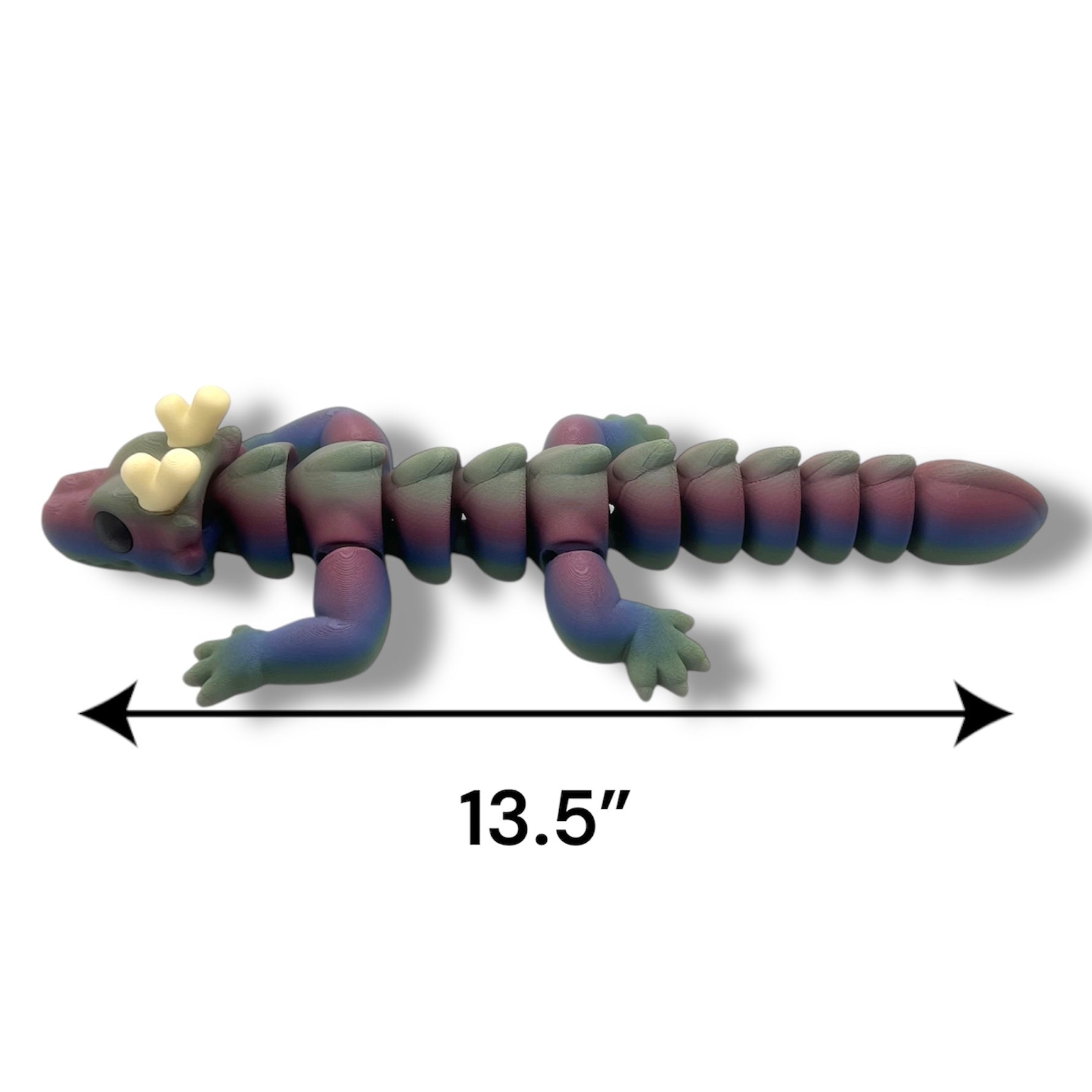 13.5" Articulated Zou Dragon - 3d Printed Figurine
