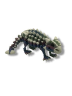 8" Ankylosaurus Dinosaur Skeleton- 3d Printed Articulated Figurine Decor Gift
