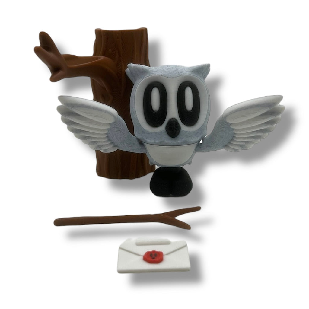 Mystical Blob Owl - 3d Printed Articulated Decor