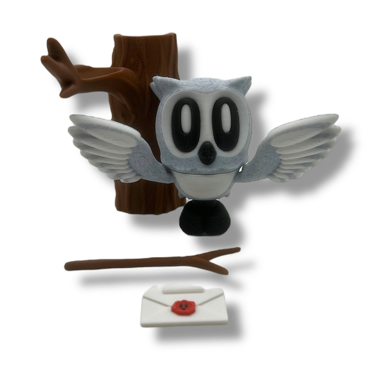 Mystical Blob Owl - 3d Printed Articulated Decor