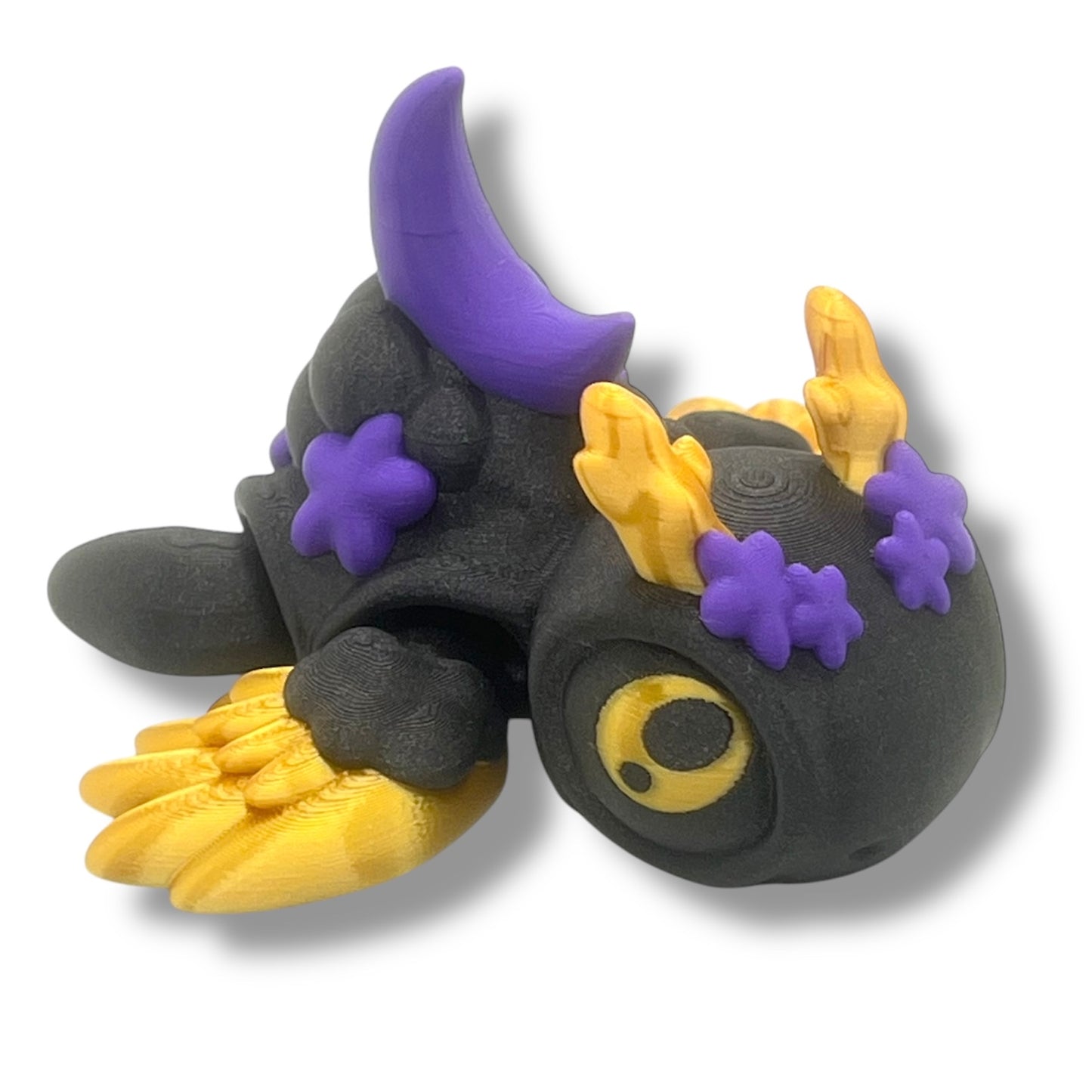 Beautiful 4.5" Dream Turtle - 3d Printed Articulated Decor