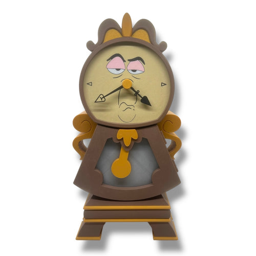 12" Working Cogsworth Analog Clock - 3d Printed Figurine Decor