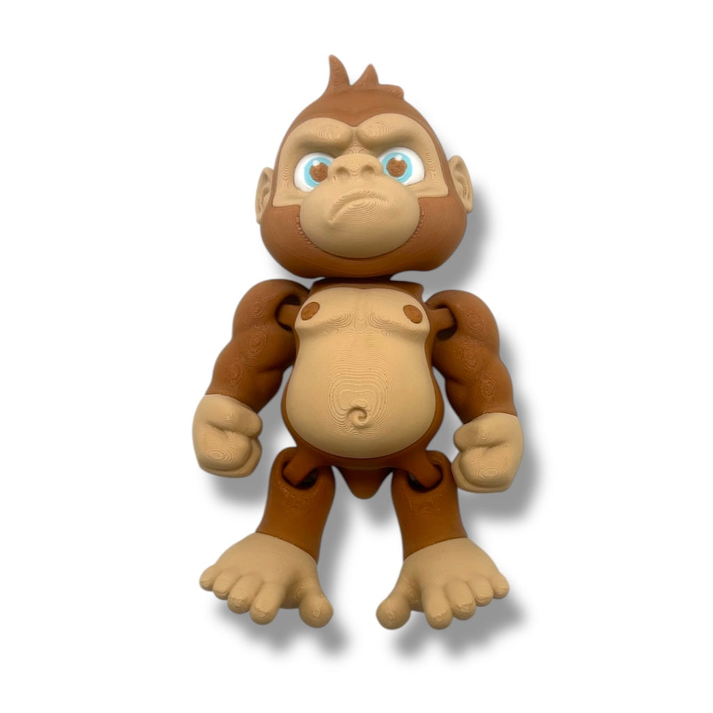 Amazing 6" Angry Gorilla - Pocket Pals - Articulated 3d Printed Figurine