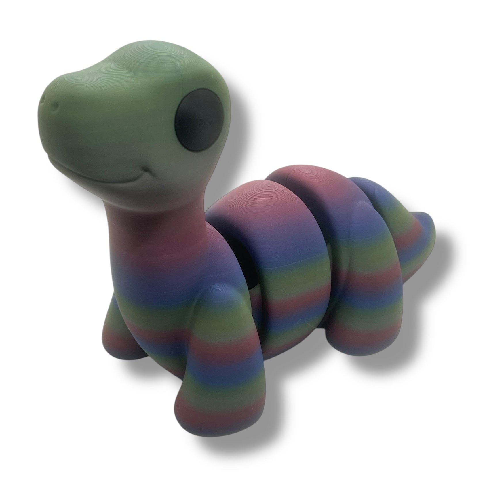 CHONKZ - Giant 8" Brontosaurus Dinosaur - Articulated 3D Printed Animal Figurine Decor