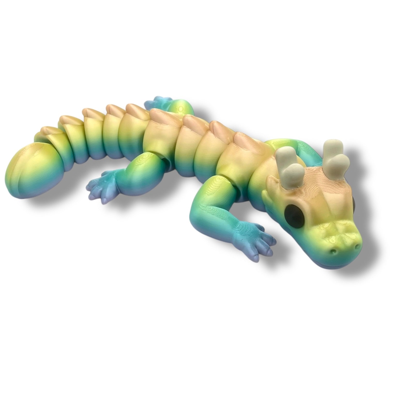 13.5" Articulated Zou Dragon - 3d Printed Figurine