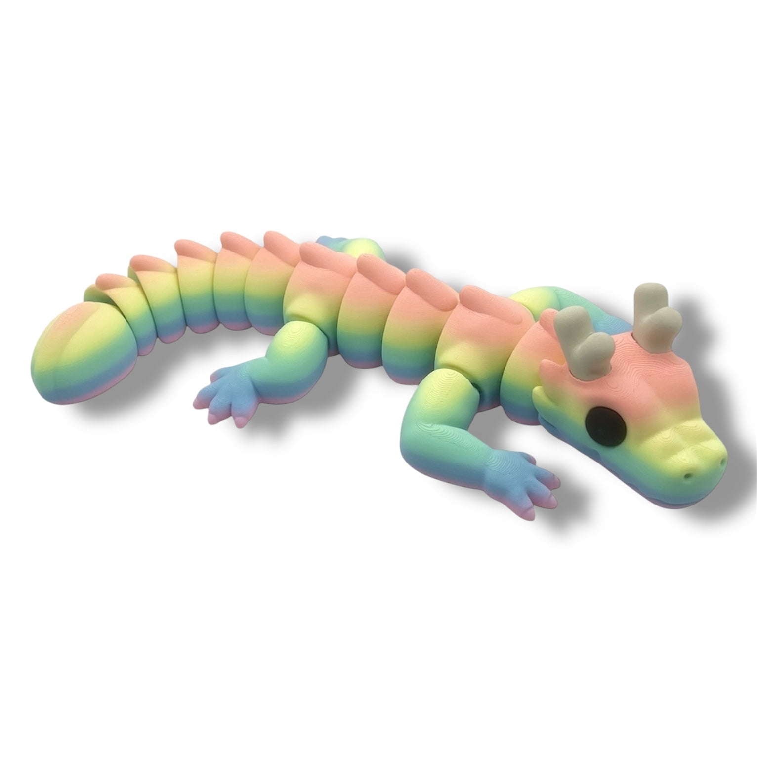13.5" Articulated Zou Dragon - 3d Printed Figurine