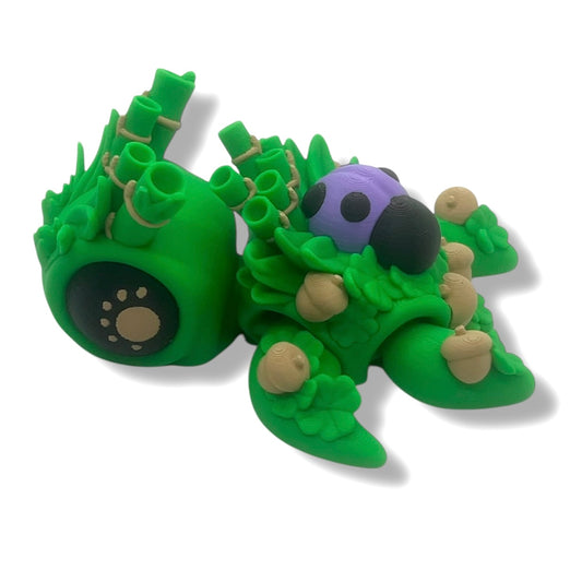 Amazing 4.5" Lucky Turtle - 3d Printed Articulated Decor