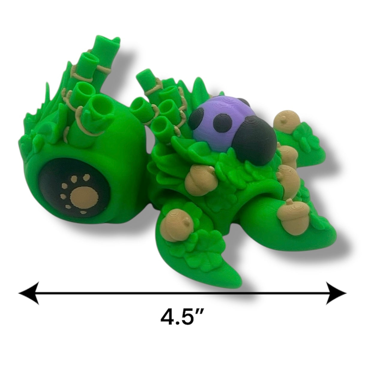 Amazing 4.5" Lucky Turtle - 3d Printed Articulated Decor