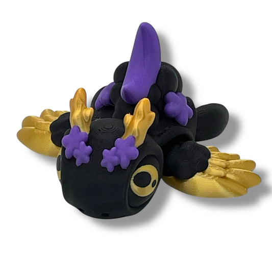 Beautiful 4.5" Dream Turtle - 3d Printed Articulated Decor