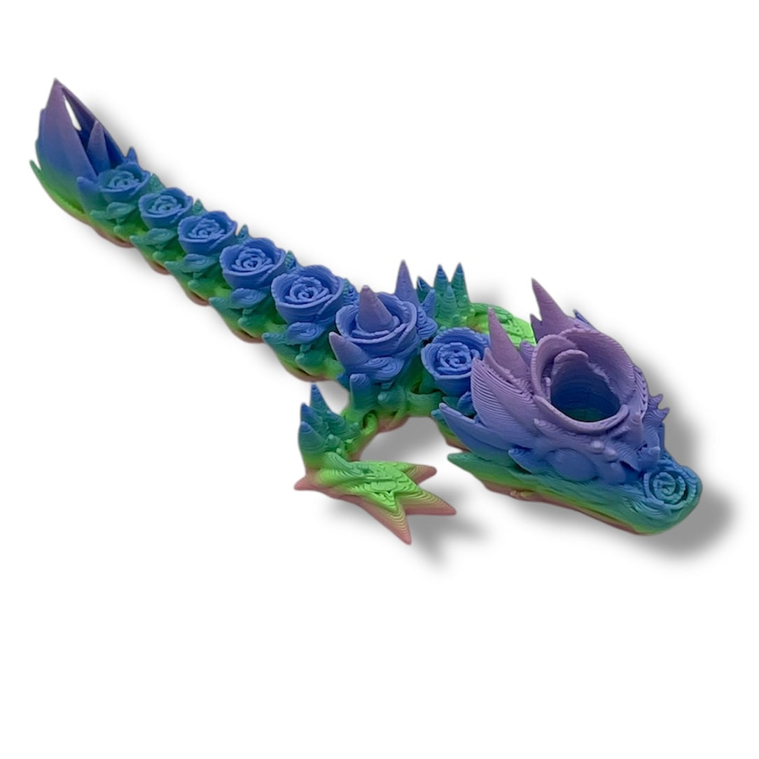 Dragon Tumbler Toppers - 3d Printed Articulated Tumber Straw Decor