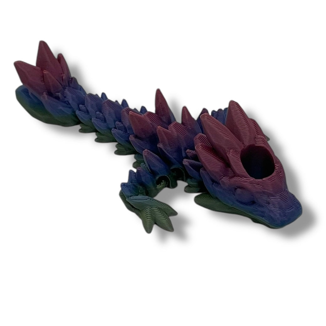 Dragon Tumbler Toppers - 3d Printed Articulated Tumber Straw Decor