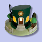 Whimsical Tealight Hat House - St. Patrick's Collection - 3D Printed Holiday Decor