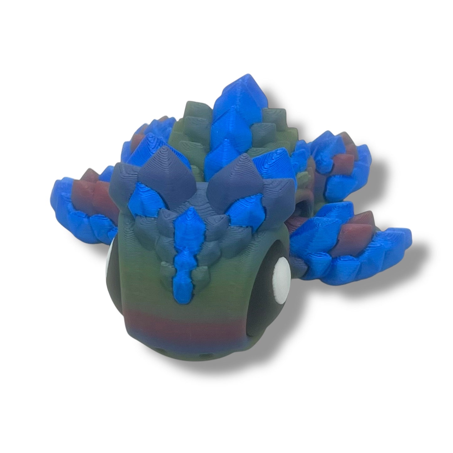 Amazing 4.5" Spike Turtle - 3d Printed Articulated Decor